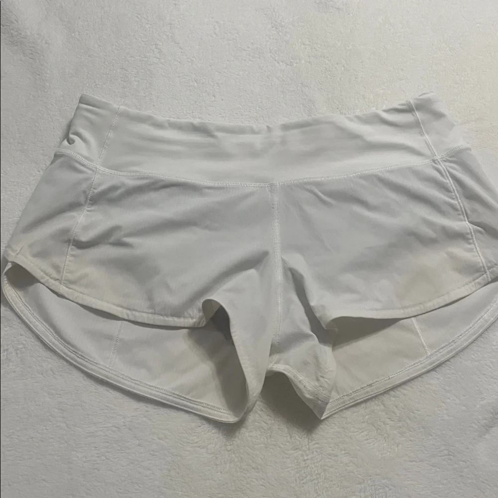Lululemon Athletica White Running Shorts - Picture 5 of 8